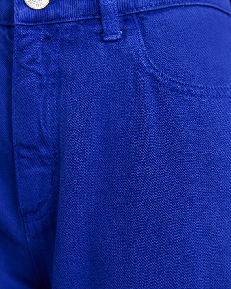 Loe Mid Rise Jean in BRIGHT BLUE