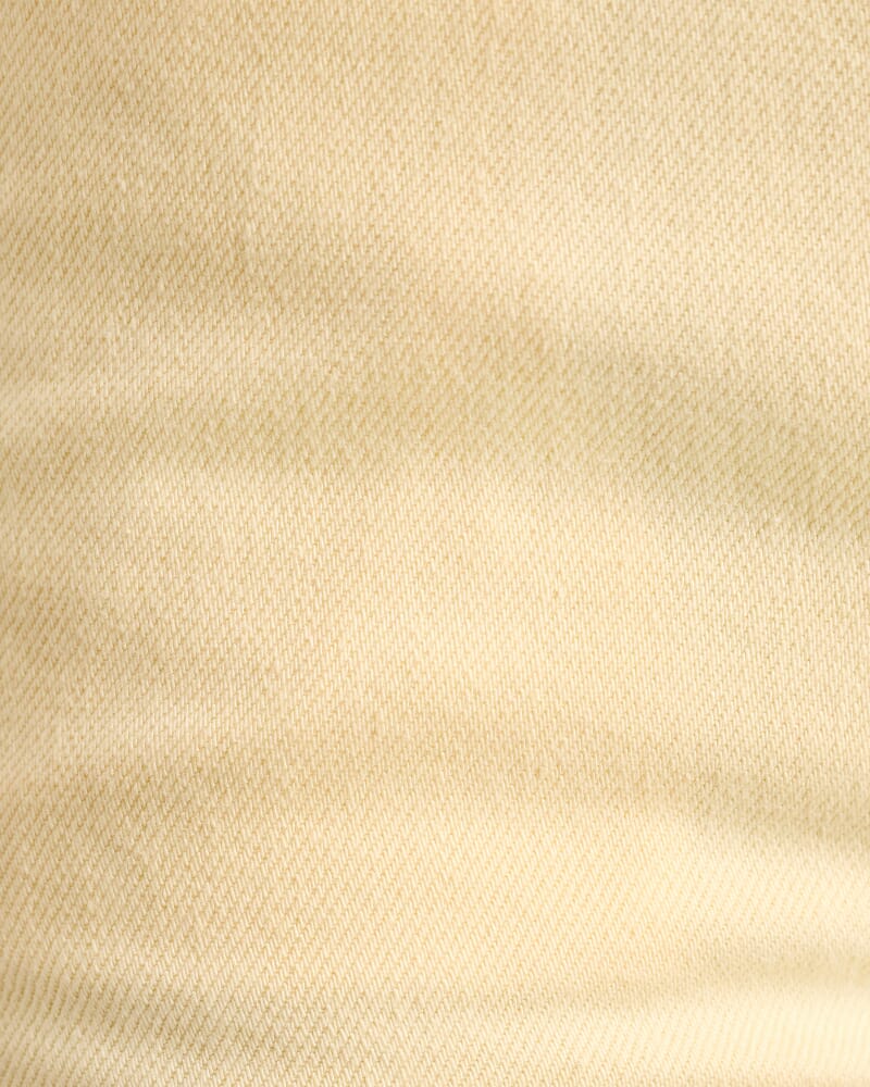 Loe Mid Rise Straight Jean in BUTTER