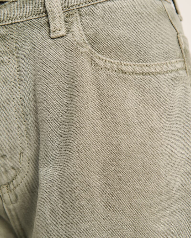 Loe Mid Rise Straight Jean in SAGE