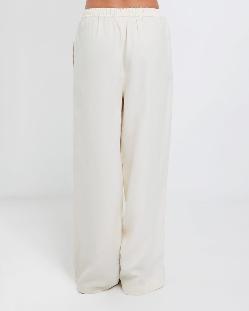 Rb X Jag Stripe Lounge Pant in MILK