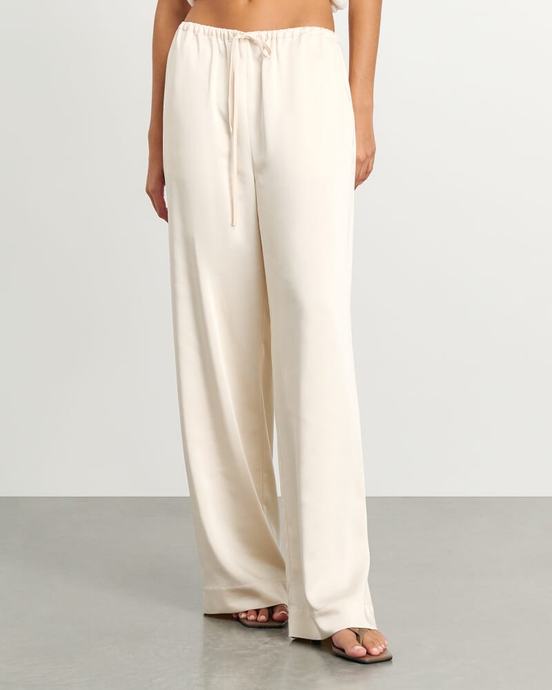 Maddi Drawcord Pant in SHELL