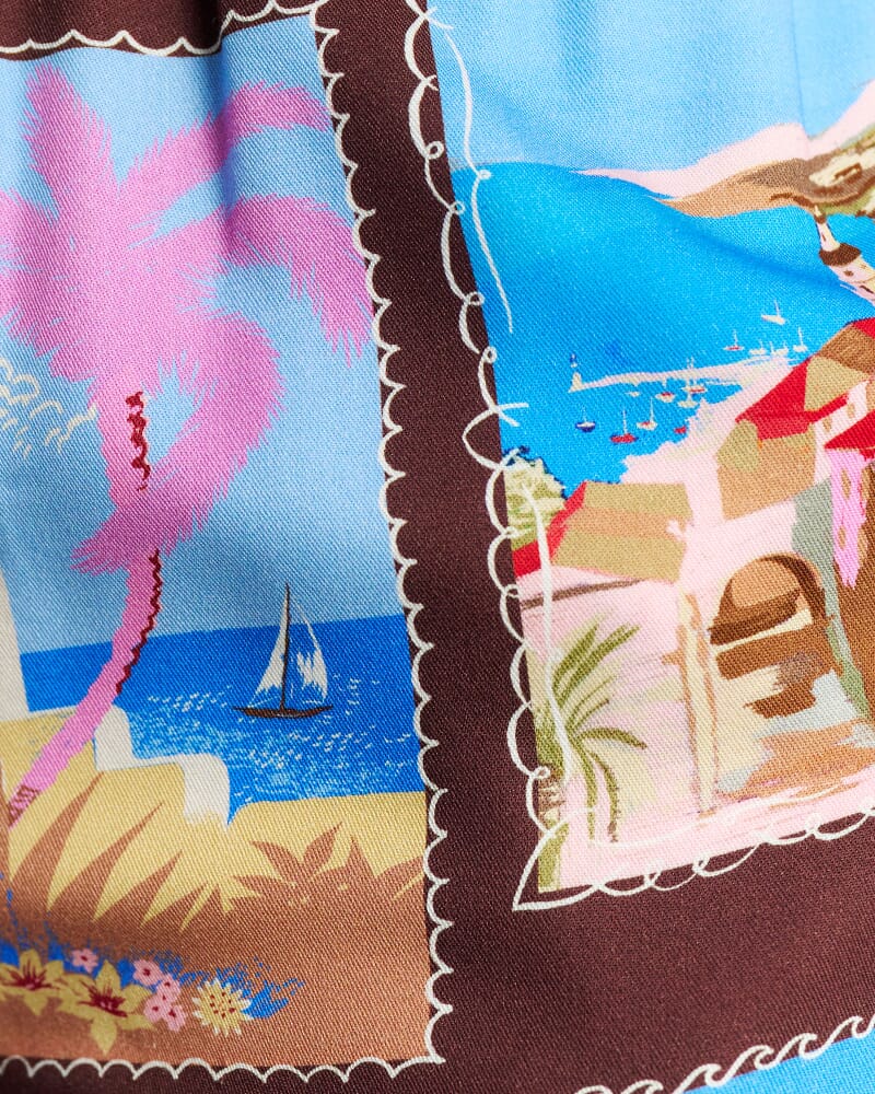 Panorama Relaxed Pant in BROWN MULTI