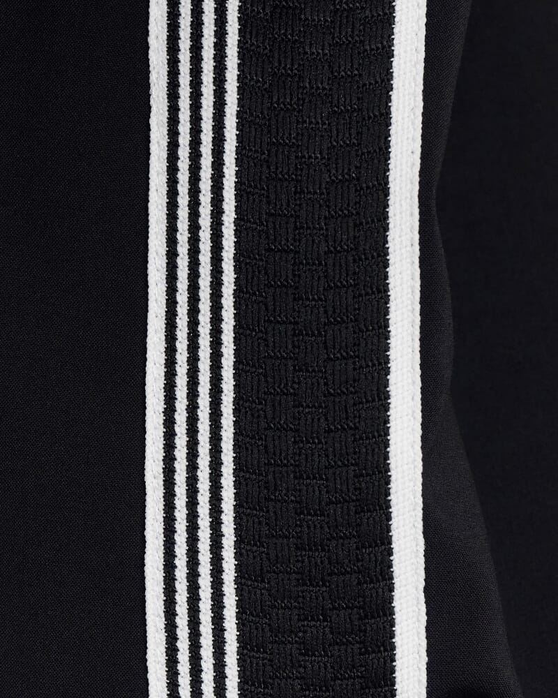 Gia Crop Bomber Jacket in BLACK