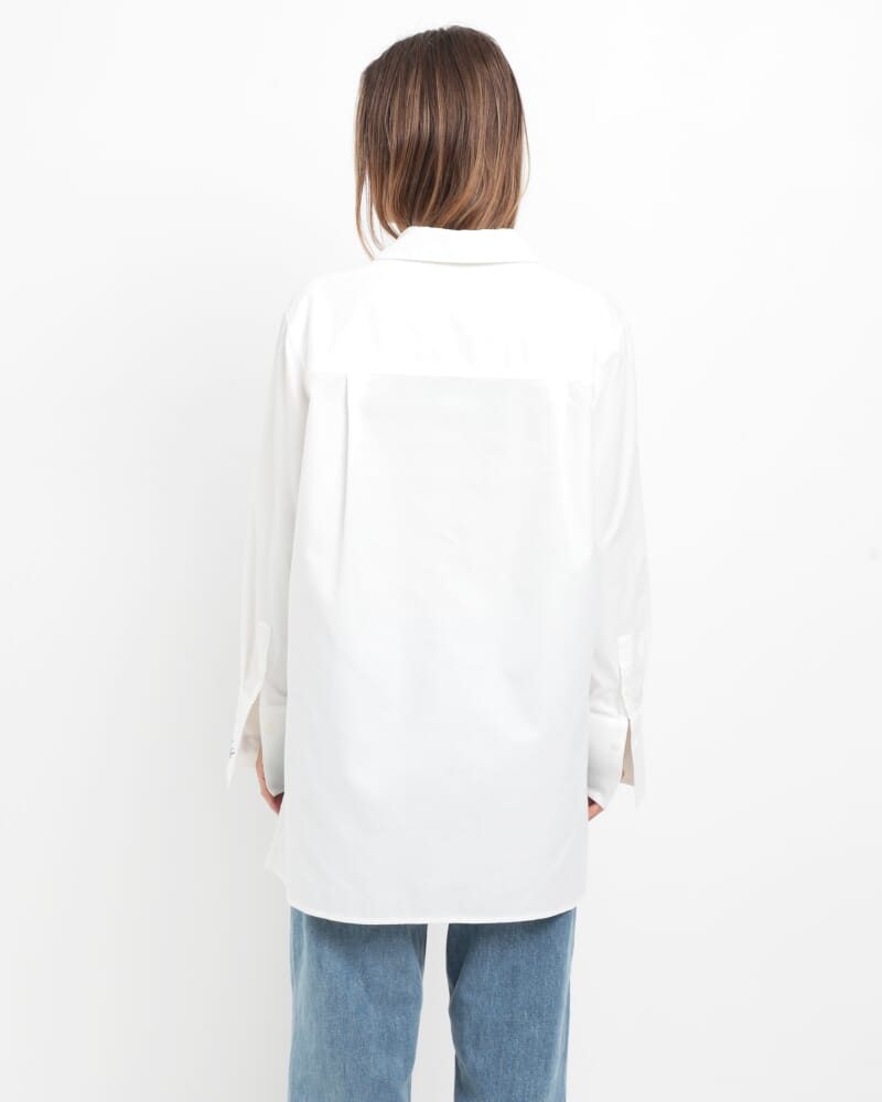 Rb X Jag Oxford Long Sleeve Shirt in WHITE