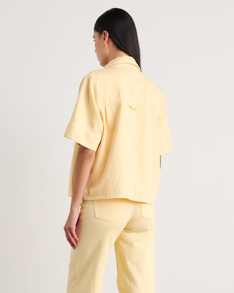 Loe Denim Shirt in BUTTER