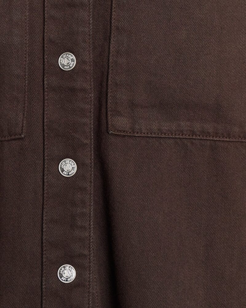 Loe Denim Shirt in DARK CHOCOLATE