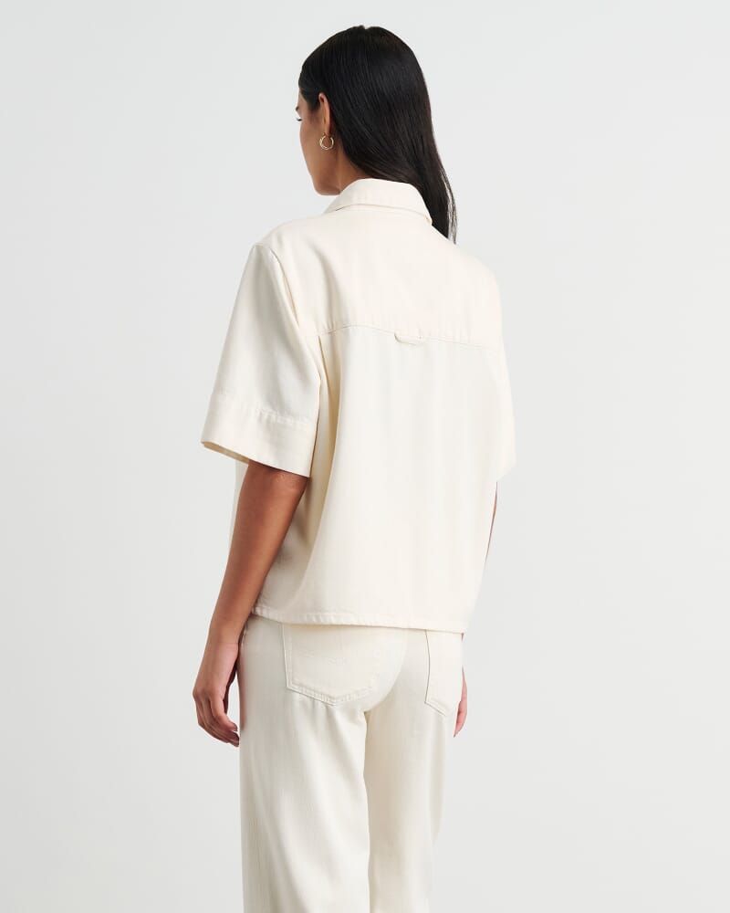 Loe Denim Shirt in ECRU