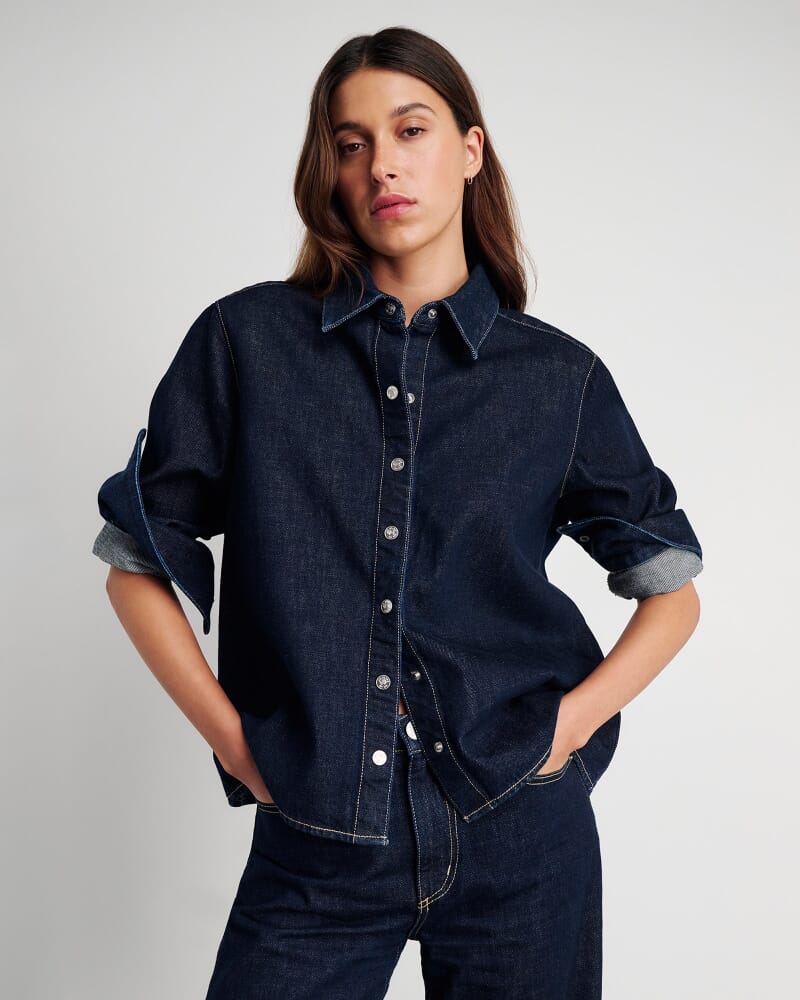 Cora Denim Shirt in RAW WASH