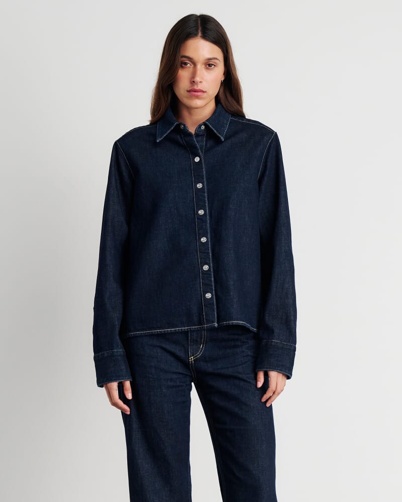 Cora Denim Shirt in RAW WASH