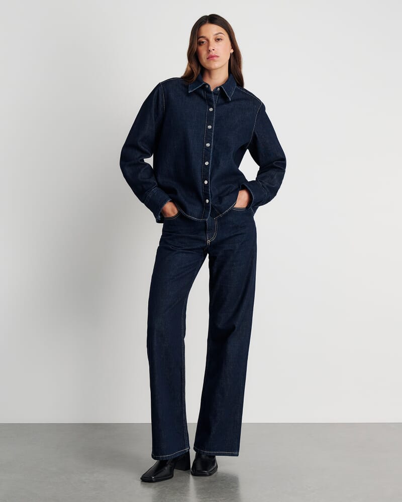 Cora Denim Shirt in RAW WASH