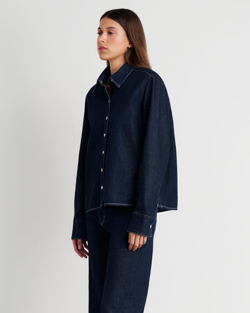 Cora Denim Shirt in RAW WASH