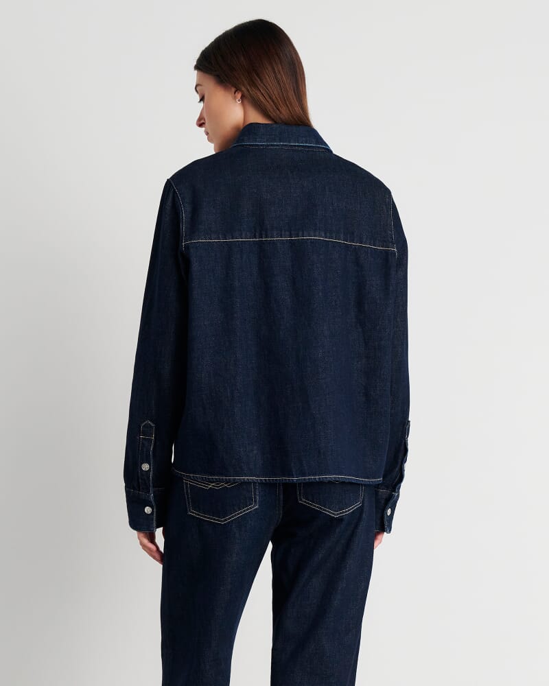 Cora Denim Shirt in RAW WASH