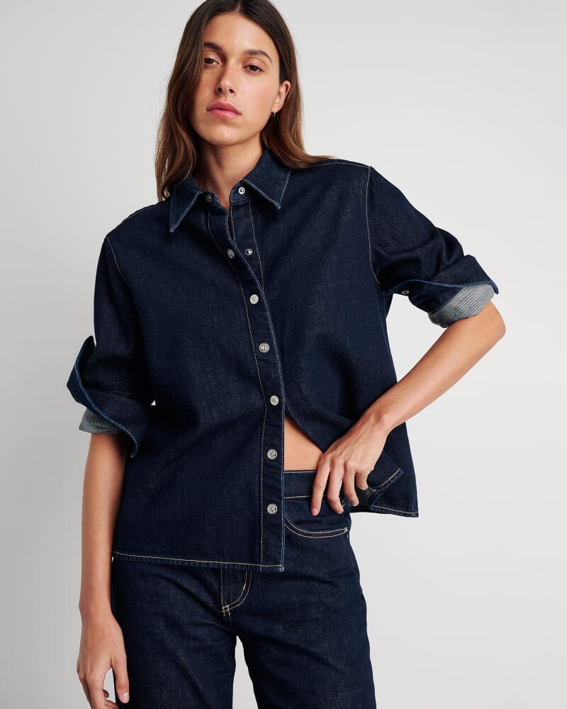 Cora Denim Shirt in RAW WASH