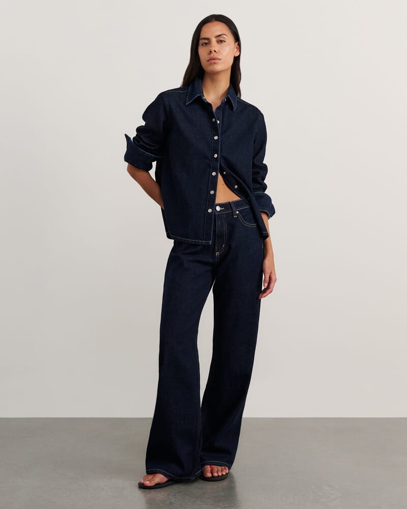 Cora Denim Shirt in RAW WASH