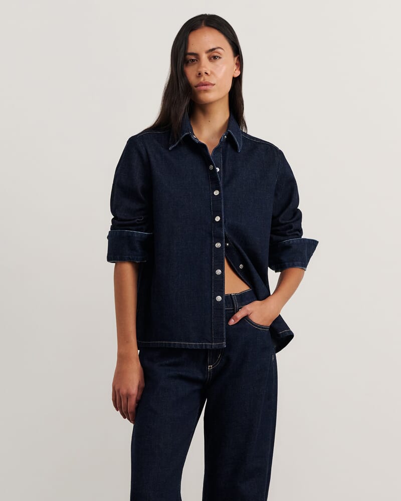 Cora Denim Shirt in RAW WASH