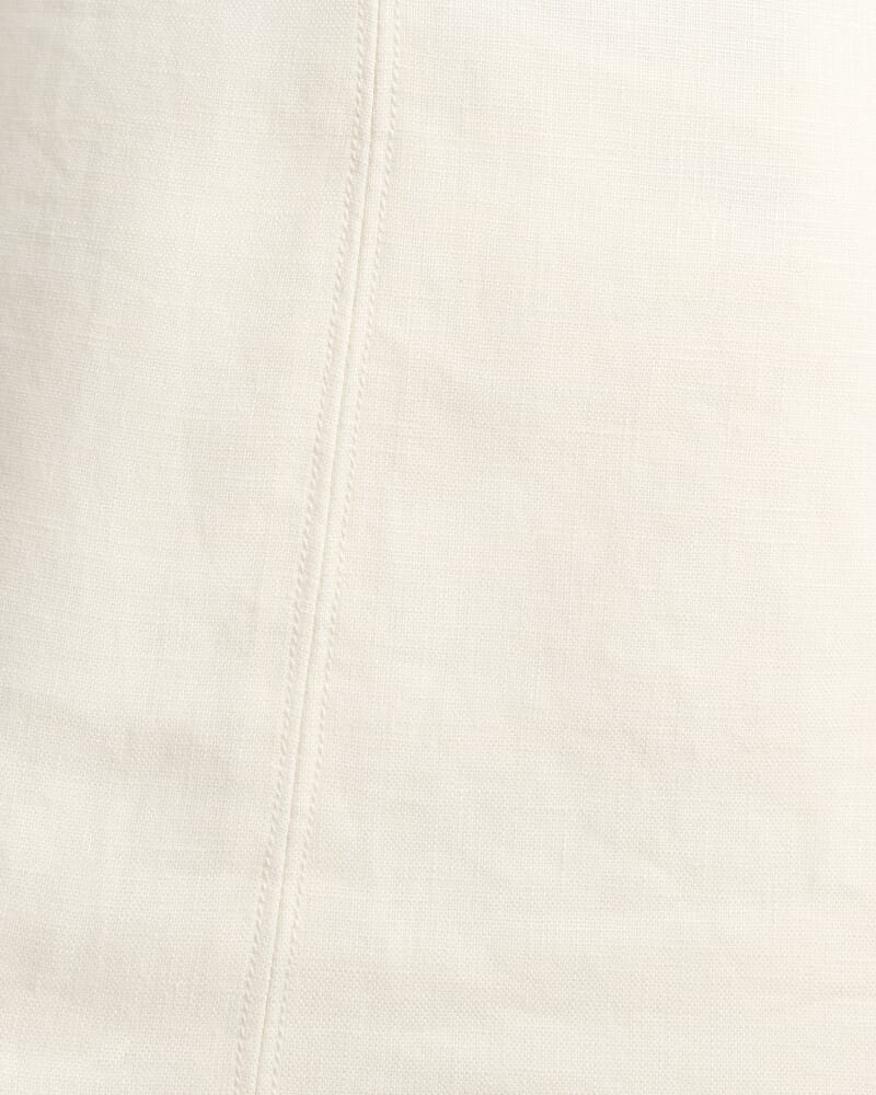 Kayla Linen Bustier in MILK