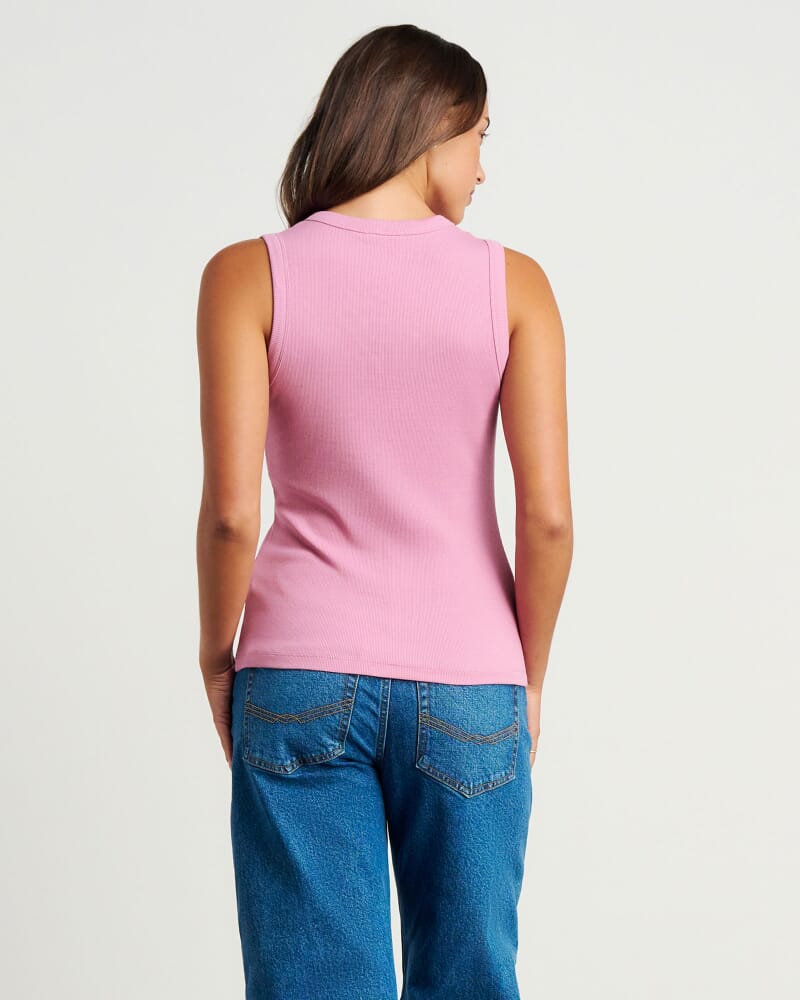 Celina Asymmetric Vest in TERRAROSE