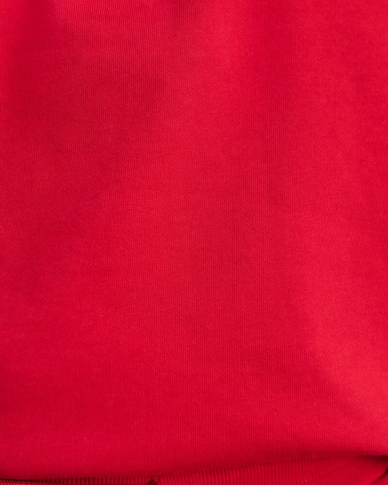 Aston Quarter Zip Sweat in DEEP RED