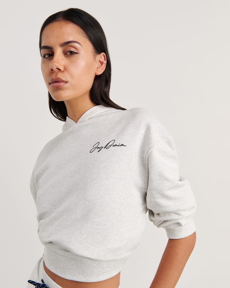 Aston Hoodie in GREY MARLE