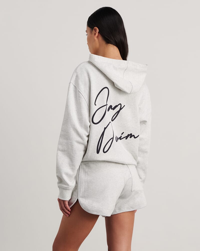 Aston Hoodie in GREY MARLE