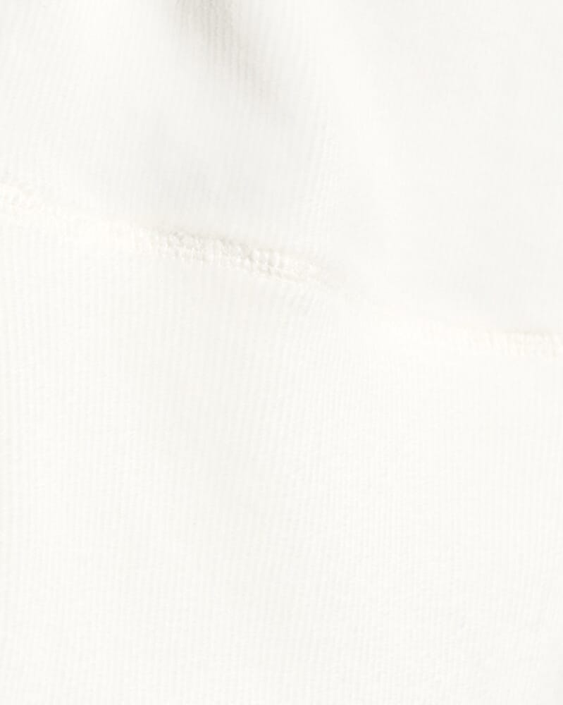 Alyse Cord Long Sleeve Sweat in OFF WHITE