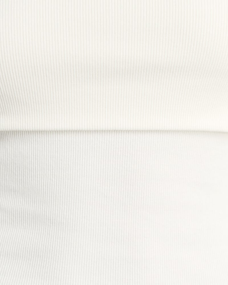 Harlowe Off Shoulder Top in WHITE