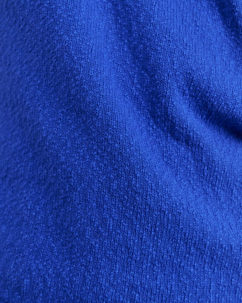 Arden Off Shoulder Knit in BRIGHT BLUE
