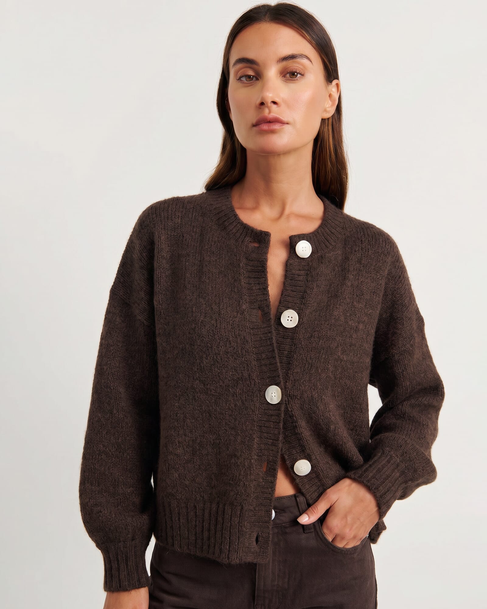 Lily Fluffy Knit Cardigan