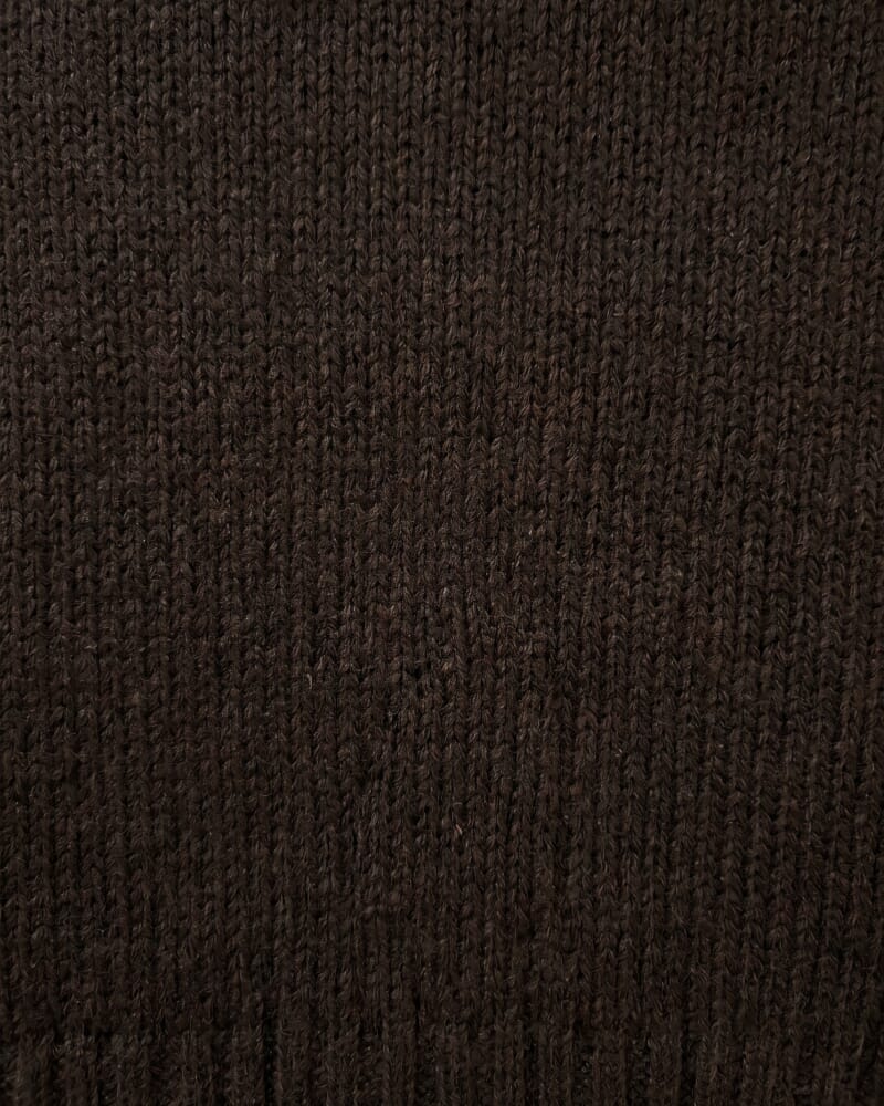 Lily Fluffy Knit Cardigan in DARK CHOCOLATE
