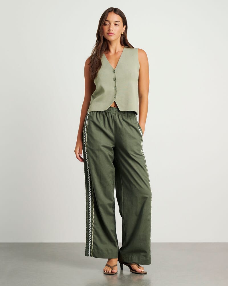 Grace Knit Vest in SAGE