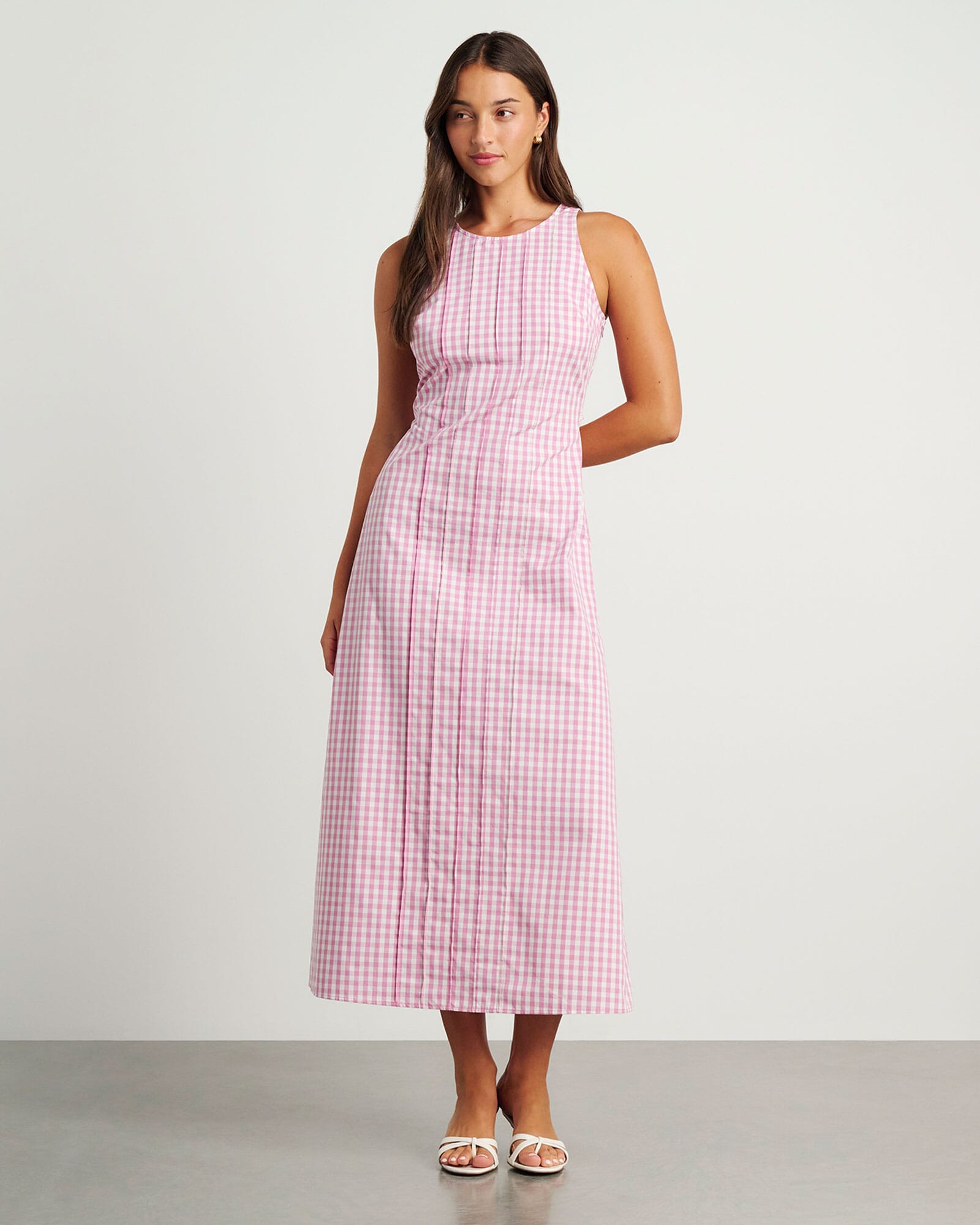 Poppy Gingham Maxi Dress