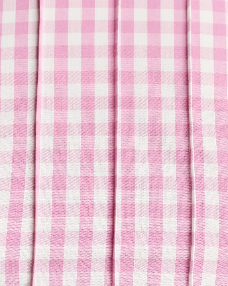 Poppy Gingham Maxi Dress in PINK