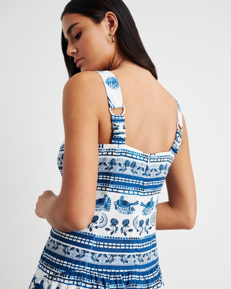 Lovebird Maxi Dress in IVORY/MULTI