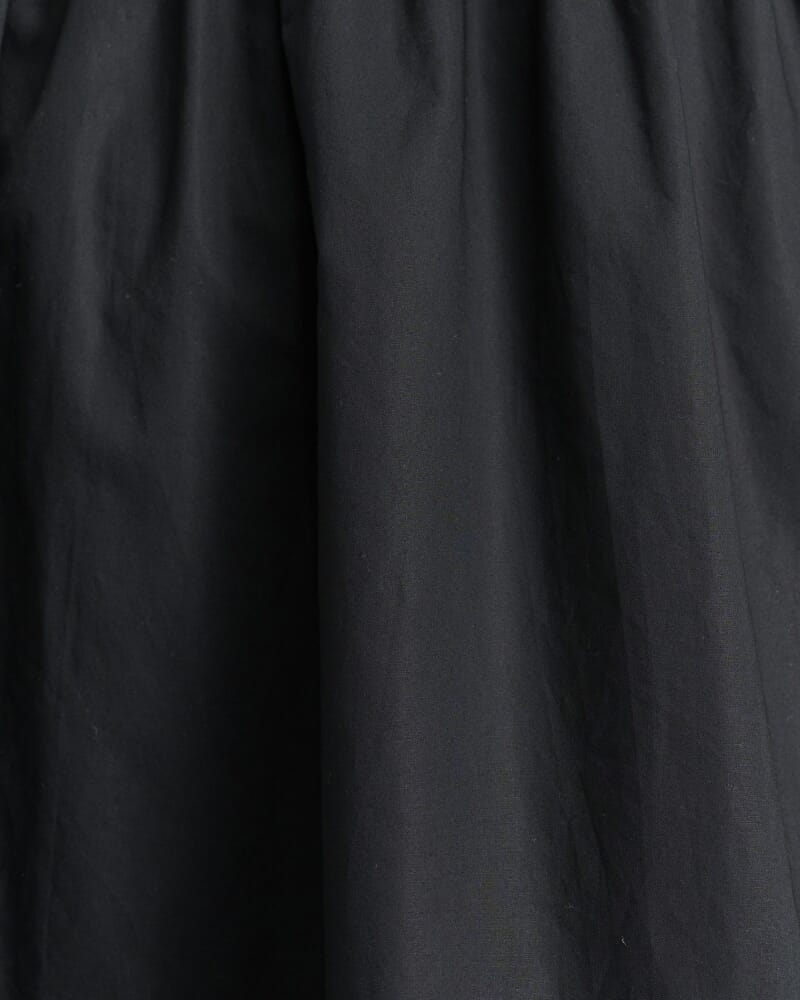 Sleeveless Tie Maxi Dress in BLACK