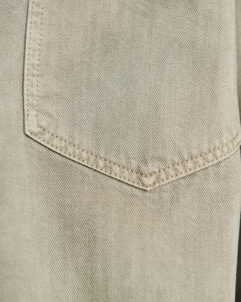 Loe Denim Shacket in SAGE