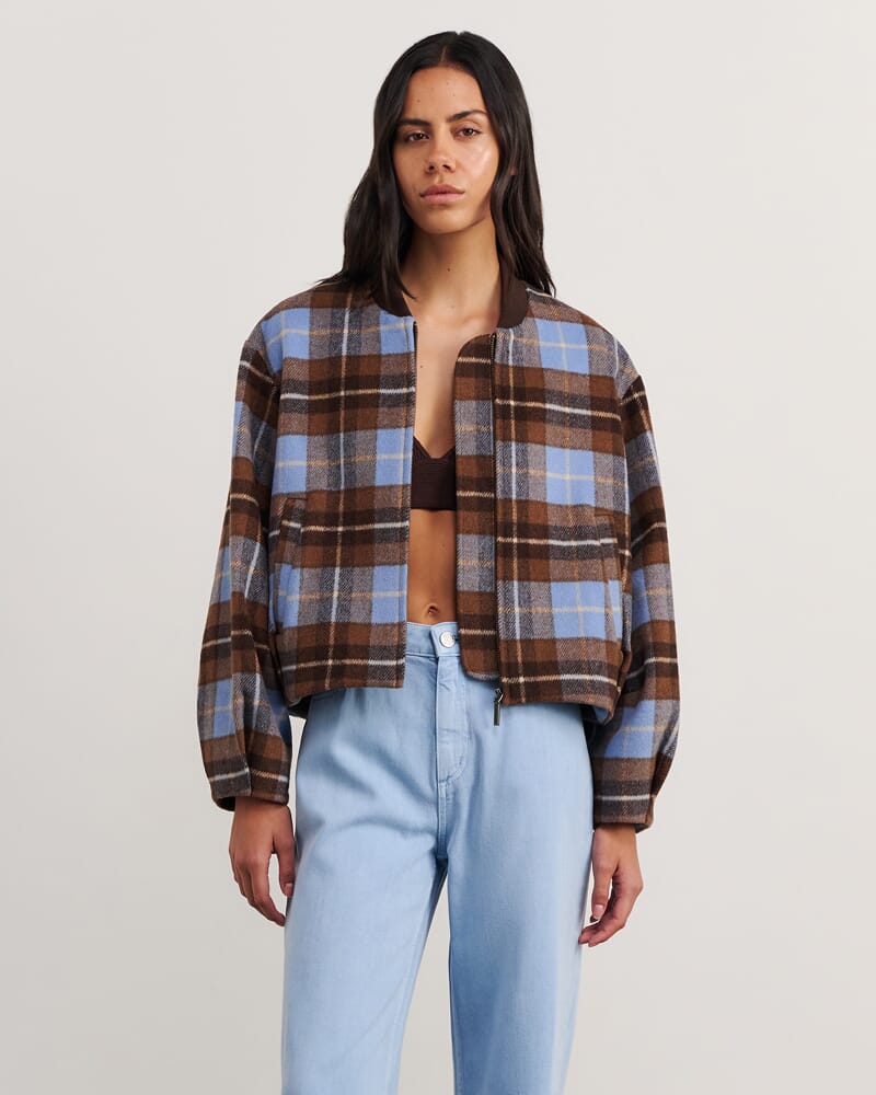 Margot Check Jacket in CHECK