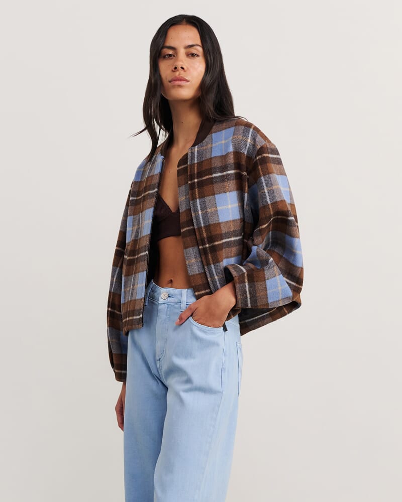Margot Check Jacket in CHECK