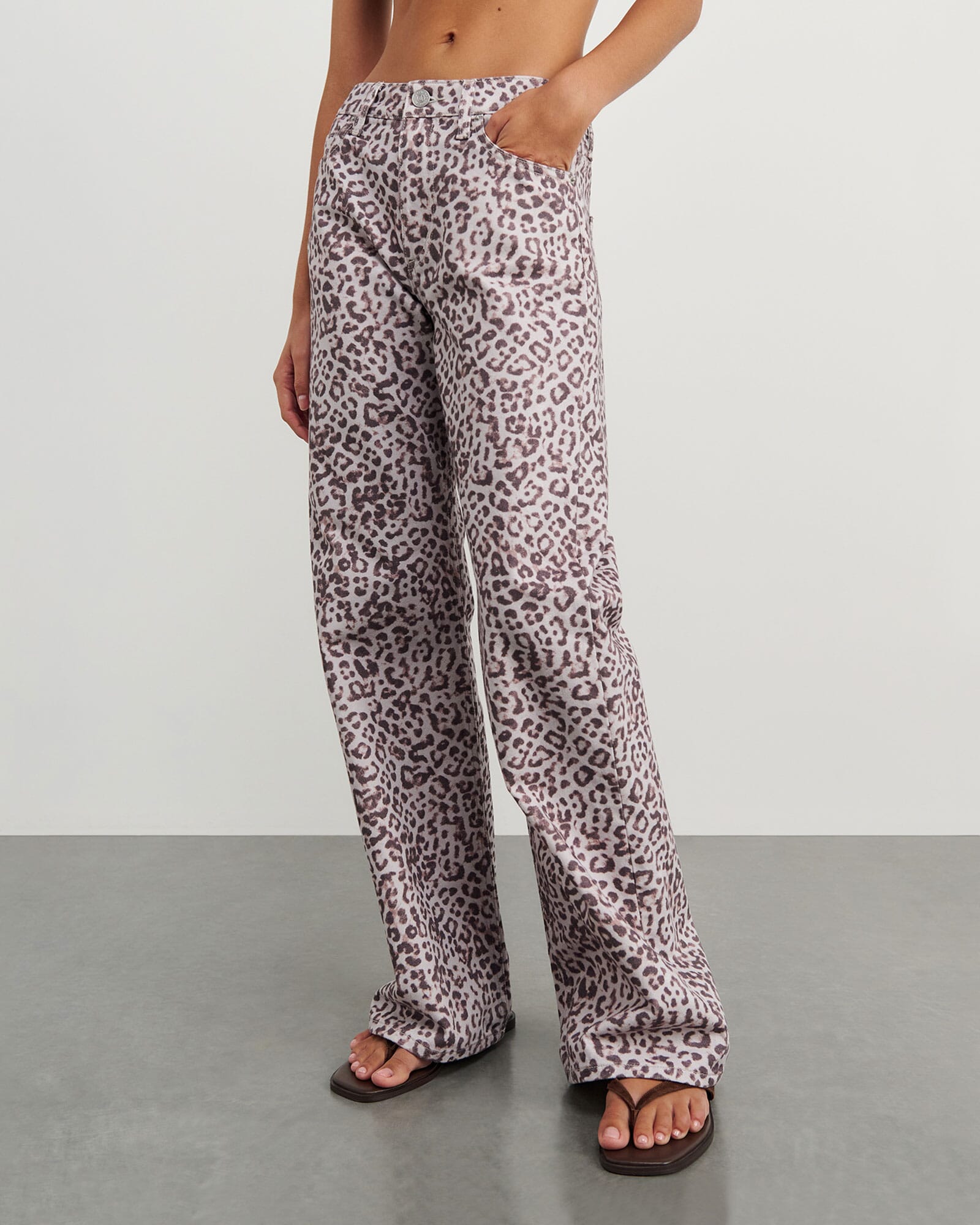 Carrie Slouch Jean Leopard