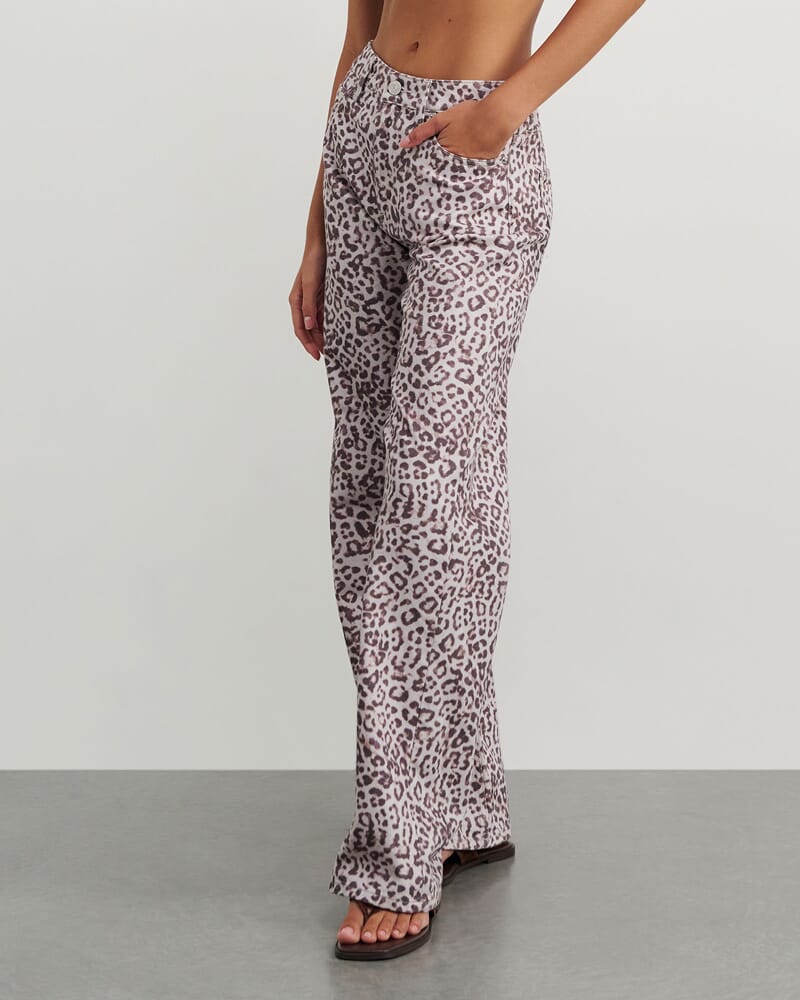 Carrie Slouch Jean Leopard in LEOPARD
