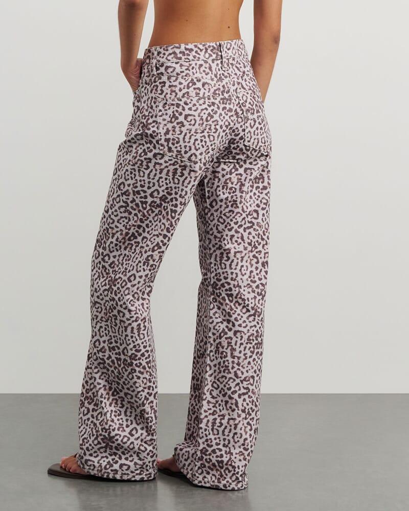 Carrie Slouch Jean Leopard in LEOPARD
