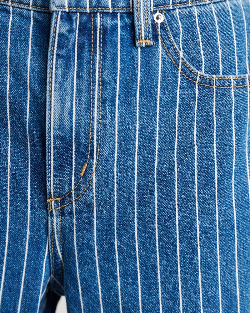 Carrie Slouch Jean in BLUE/WHITE
