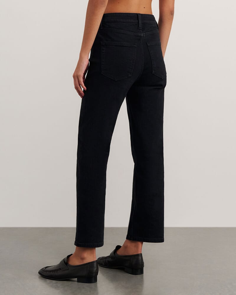 Bambi Crop Jean in BLACK