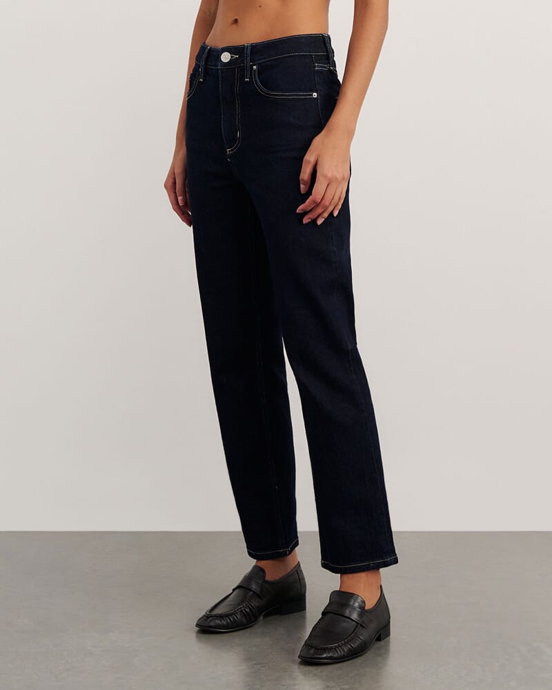 Bambi Crop Jean in RAW WASH