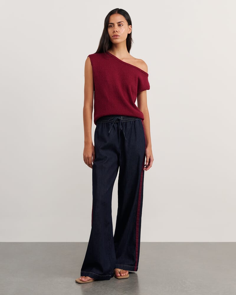 Loe Pull On Pant in RAW WASH