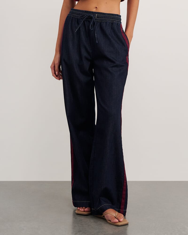 Loe Pull On Pant in RAW WASH