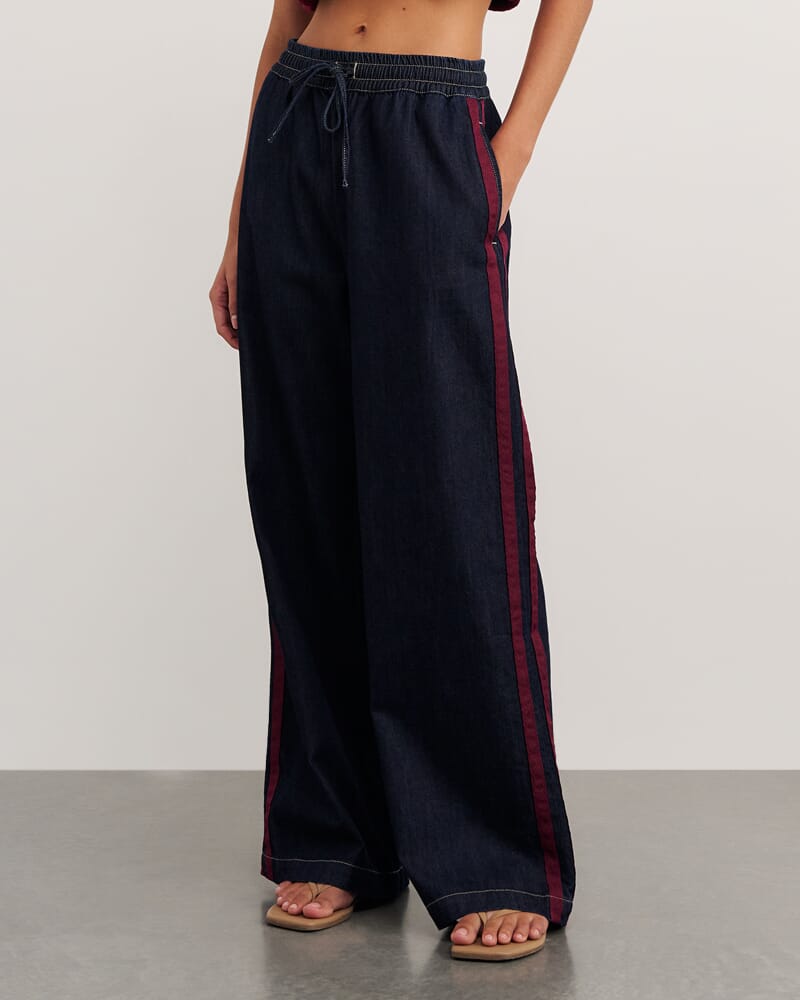 Loe Pull On Pant in RAW WASH