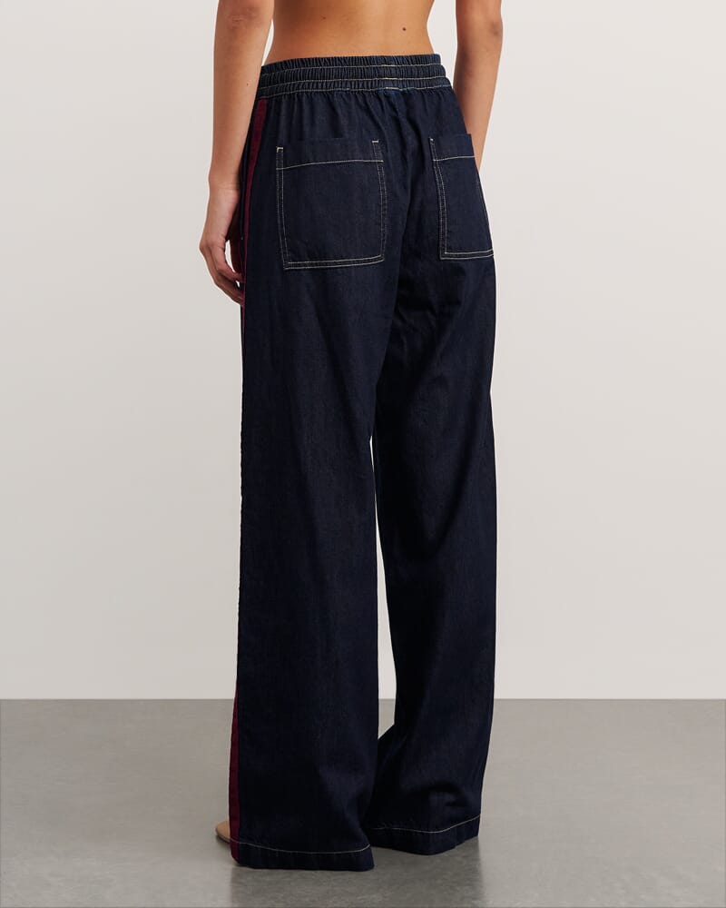 Loe Pull On Pant in RAW WASH