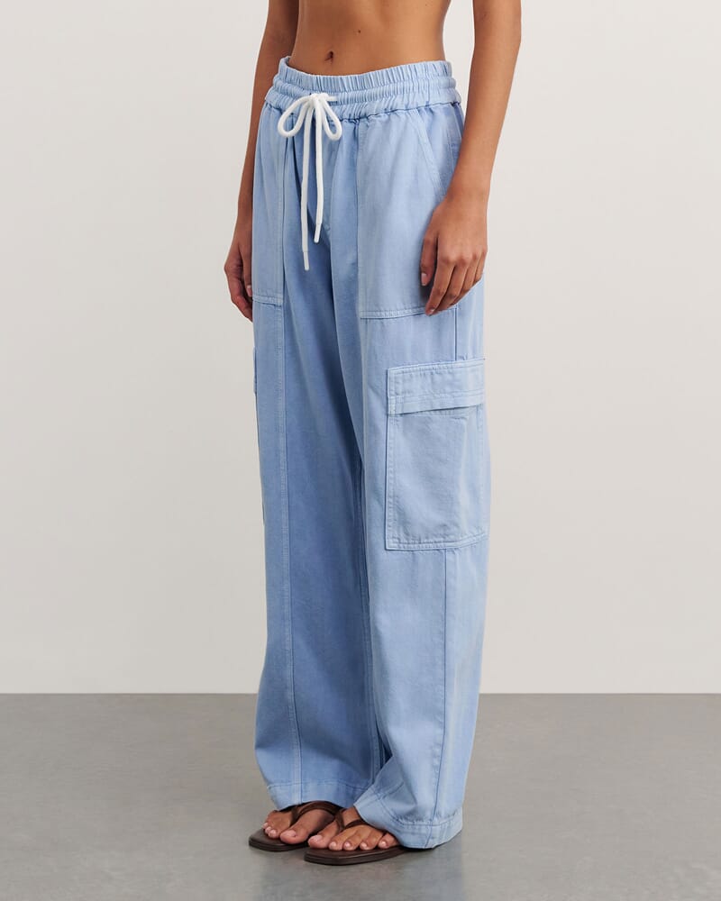 Loe Cargo Pant in POWDER BLUE