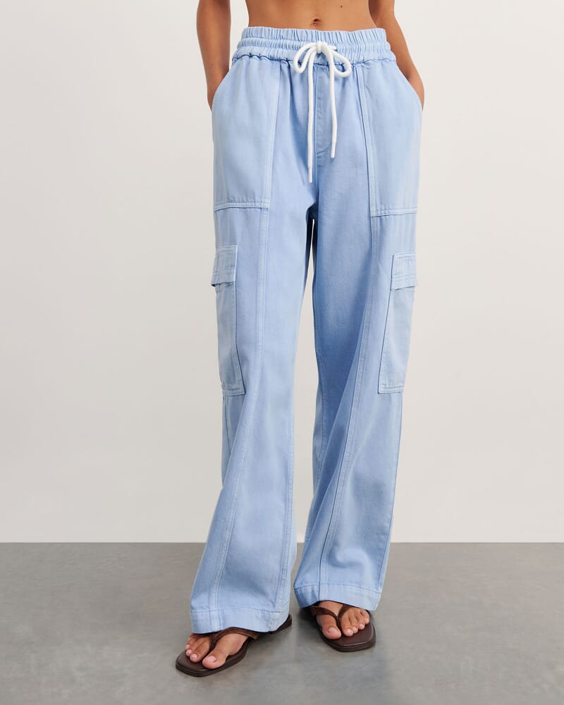 Loe Cargo Pant in POWDER BLUE