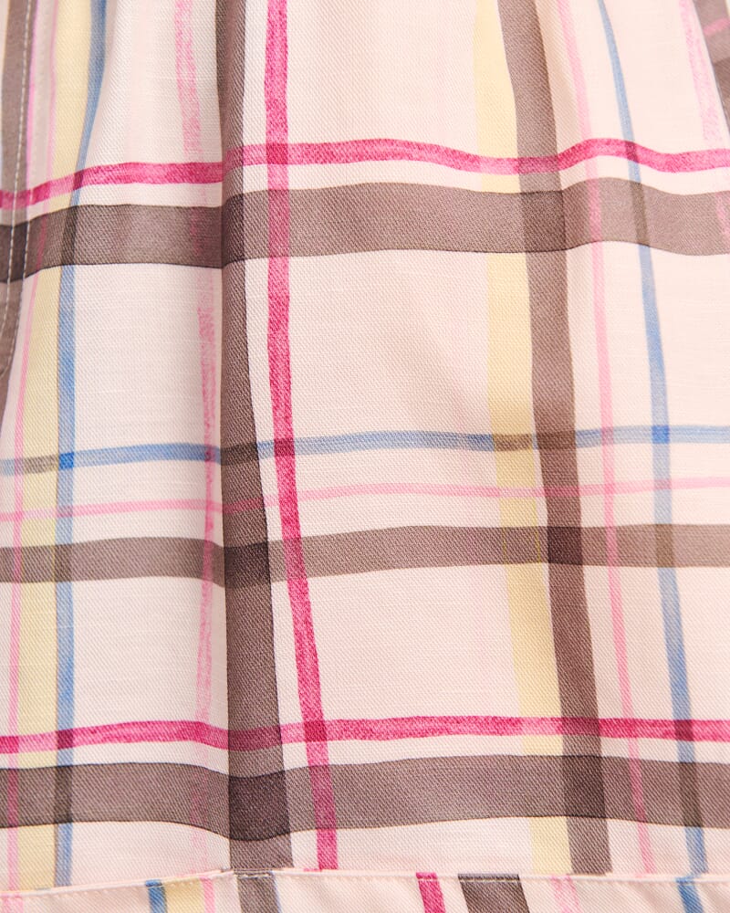 Painterly Gigi Short in CHECK